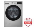 LG - 5 cu. Ft  Front Load Washer in Stainless - WM5800HVA