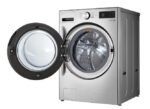 LG - 5 cu. Ft  Front Load Washer in Stainless - WM5800HVA - Image 2