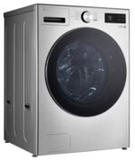 LG - 5 cu. Ft  Front Load Washer in Stainless - WM5800HVA - Image 3